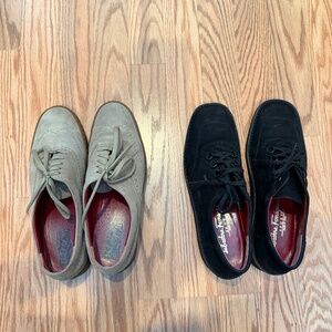 SOLD- 2 used pairs of Salvatore Ferragamo shoes